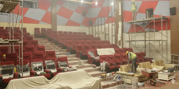 Auditorium before acoustic treatment