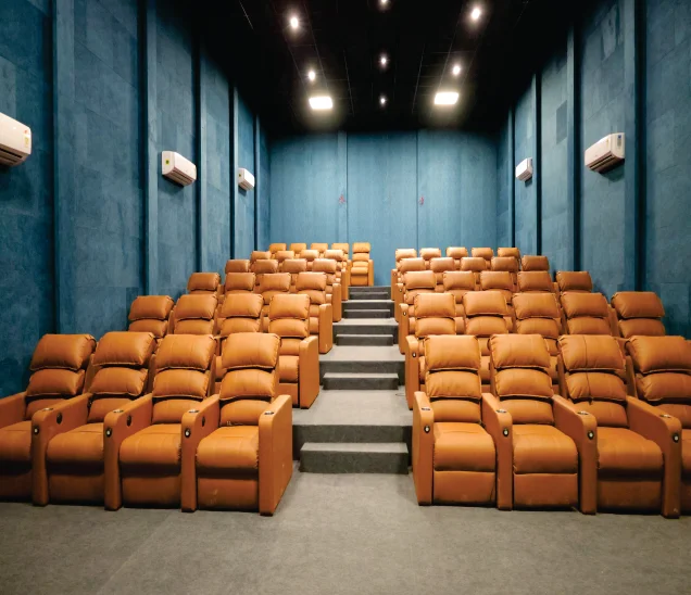Acoustic treatment and soundproofing solutions for cinema